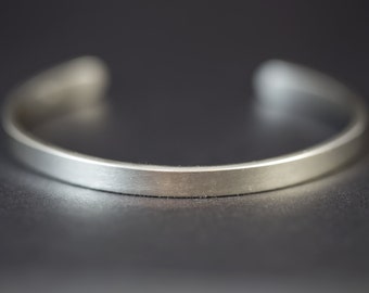 Man Silver Bracelet Silver Bangle Men's Silver Bracelet Cuff Bracelet Silver Bracelet Women Sterling Silver Bangle Cuff Bracelet Silver