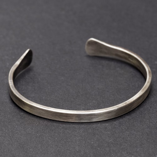 Sterling Silver Bangle Silver Cuff Bracelet Men's Jewelry | Etsy Australia
