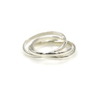 Russian Wedding Ring, Rolling Ring, Russian Wedding Band, Russian Ring, Rolling Rings, Silver Rolling Ring, Interlocking Rings, Australia