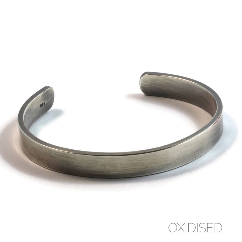 Silver Bangle Mens Silver Bracelet Mens Bracelet Silver Etsy Australia