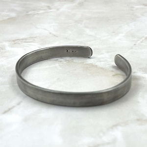 Men’s Bangle Cuff Bracelet | Engravable Father’s Day Gift for Him | Custom Bracelet | Men’s Jewelry Cuff Bracelet | Custom Name ID Bracelet