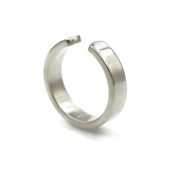 Unisex rings silver discount