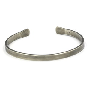 Sterling Silver Bangle Silver Cuff Bracelet Men's Jewelry Bangle Cuff Bracelet Men Silver Bangle, Cuff Bracelet Women, Silver Bracelet image 5