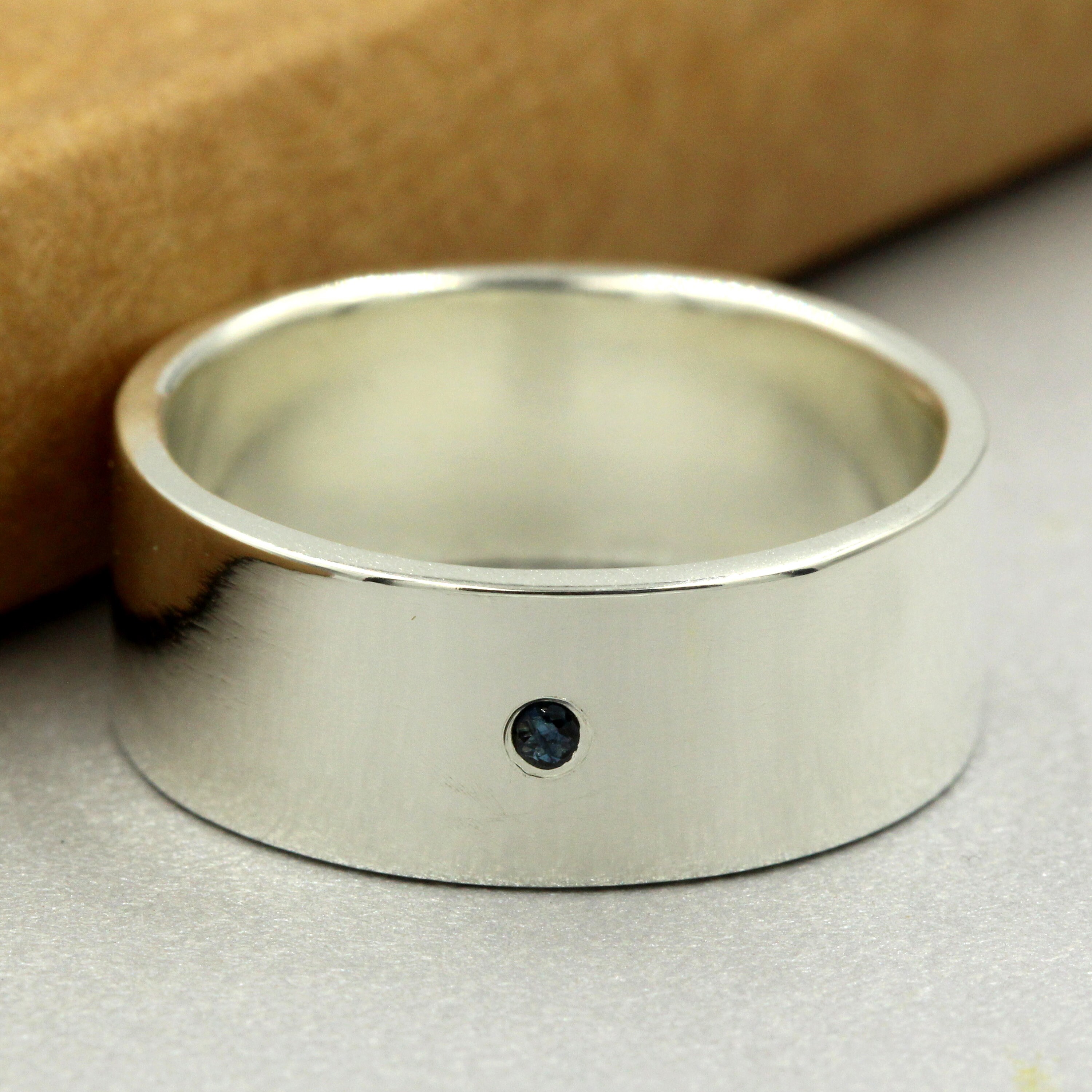 Mens Ring Silver Ring Men Silver Rings for Women September Etsy