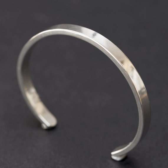 Man Silver Bracelet Sterling Bangle Woman Cuff Bracelet Sterling Silver Bracelet Cuff Bracelet Homme Man Silver Bangle Man Bracelet