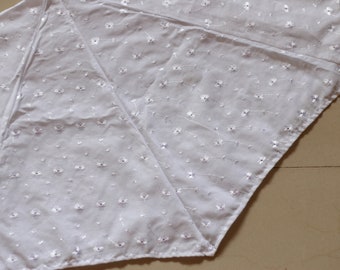 Made to order White color with little flower lace Thai parasol size M