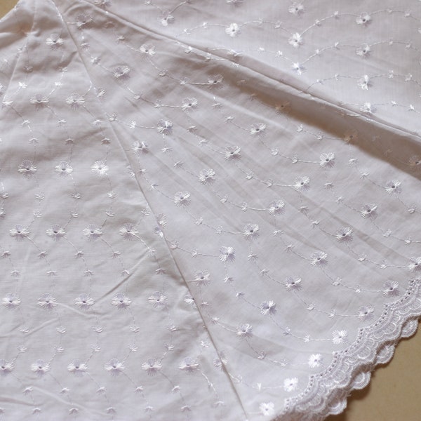 Made to order White color with little flower lace Thai parasol size M