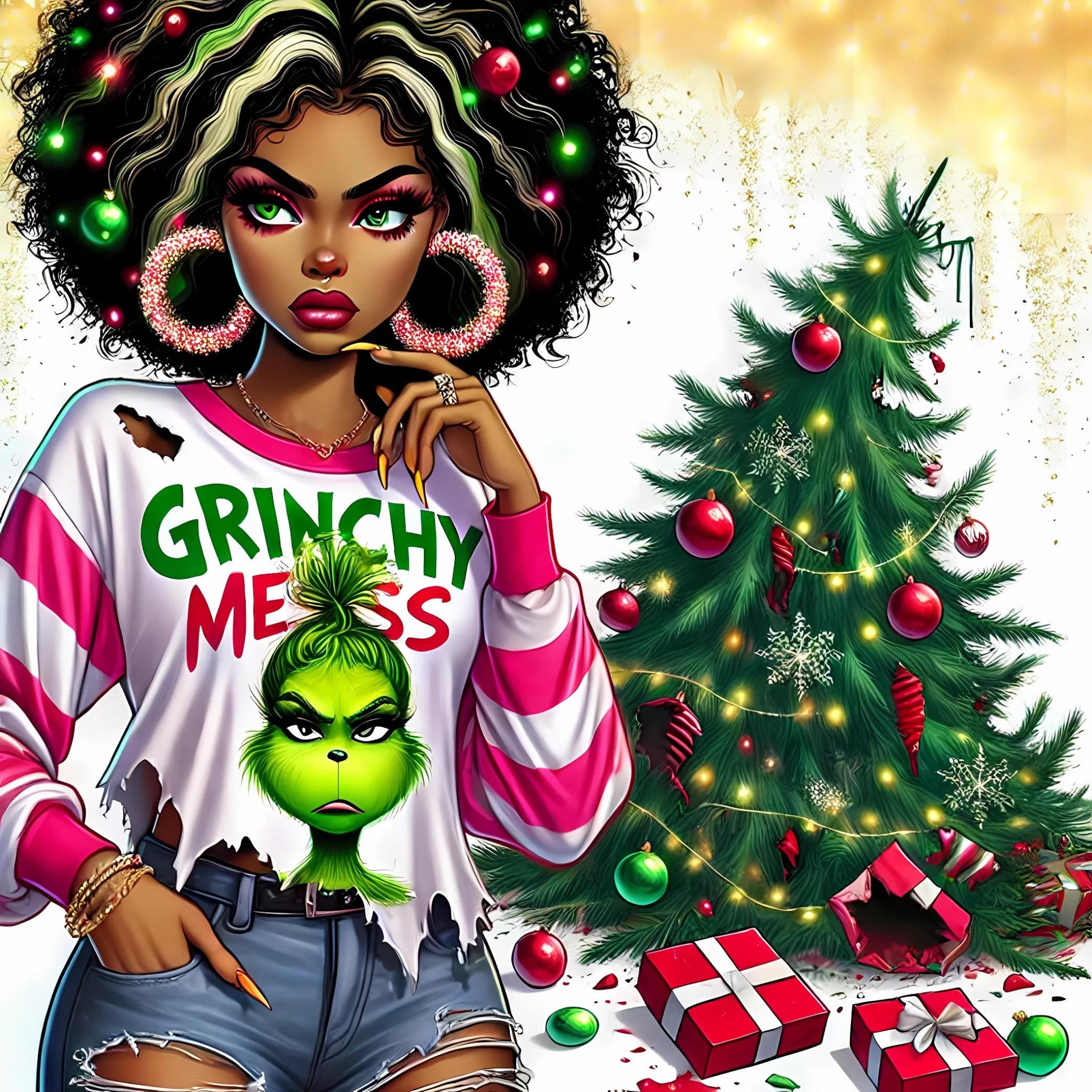 GRINCHY MAMA Png, Grinch Sublimation, Grinch Mama Clipart, Grinch Christmas PNG, Christmas png, Mama Clipart, Mama png, Grinch clipart
