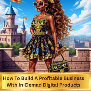 Digital Empire – Faith-Fueled Business eBook for Women Ready to Build Wealth Online | Canva Editable | PLR License | Instant Download