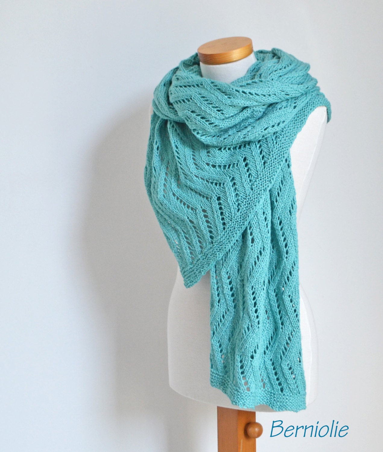 turquoise blue shawl