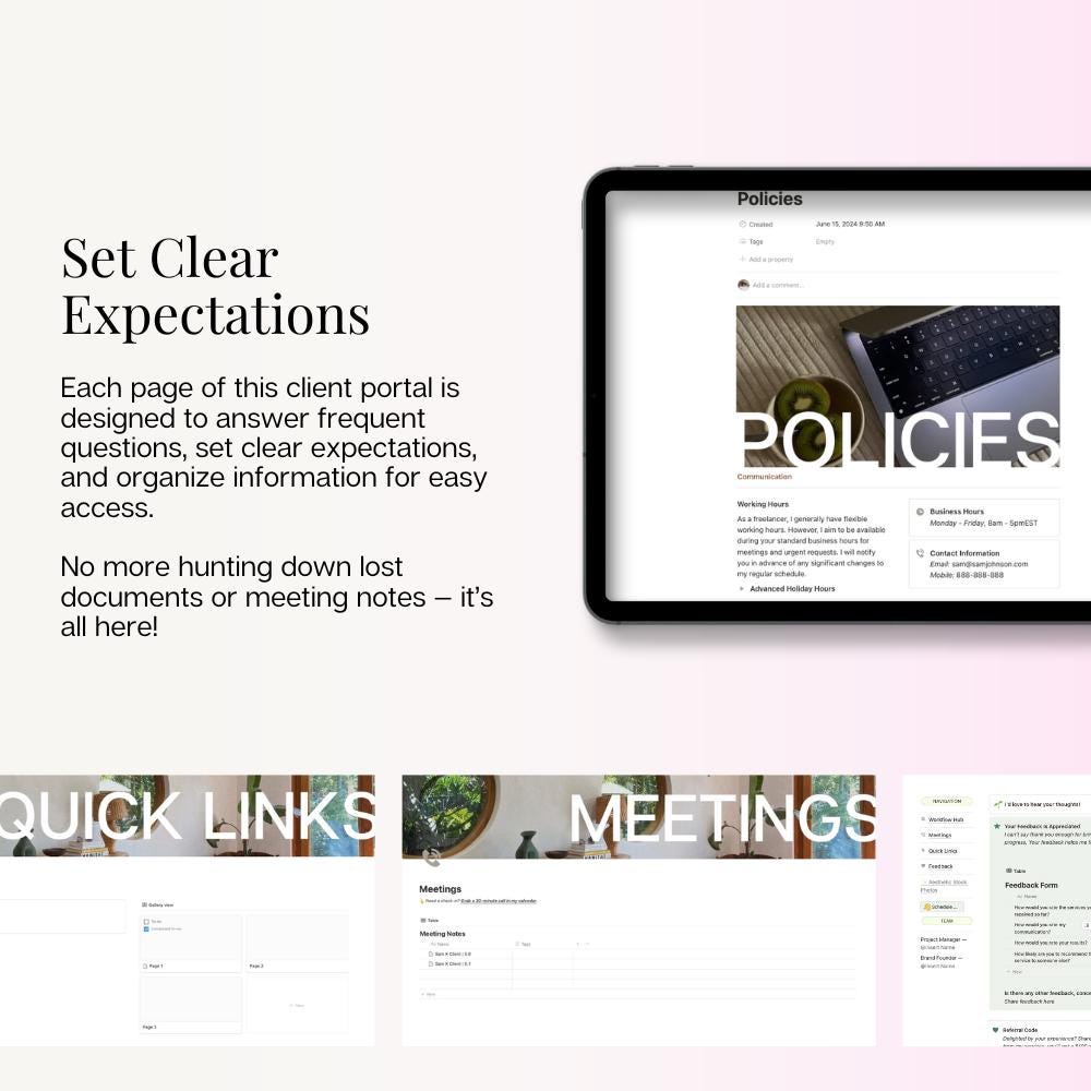 Notion Client Portal Template Notion Client Dashboard Notion Design Creative and Freelancer Etsy Notion Client Portal Template Notion Client Dashboard Notion Design Creative and Freelancer Etsy