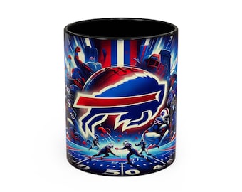 Buffalo Bills - NFL Accent Coffee Mug, (11oz, 15oz)