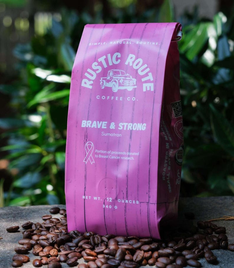 Brave & Strong Medium Roast Coffee | ORGANIC Sumatran image 2