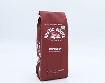 Espresso Roast Medium-Dark Roast Coffee | ORGANIC Ethiopian And Nicaraguan