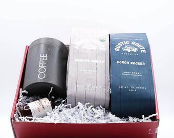 Rustic Route Coffee ORGANIC Gift Box Medium Size