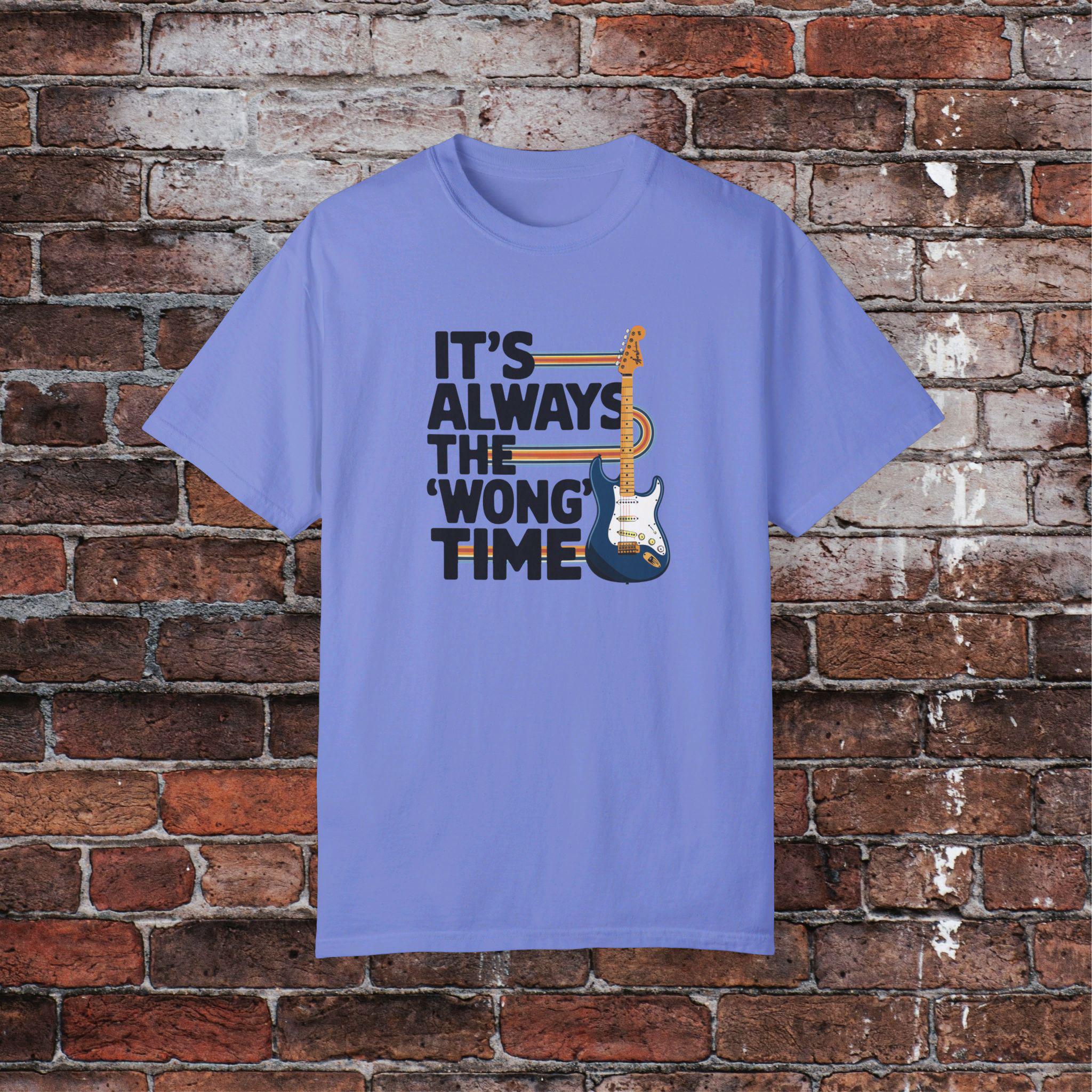 It's Always the Wong Time T-shirt, Cory Wong Inspired Design