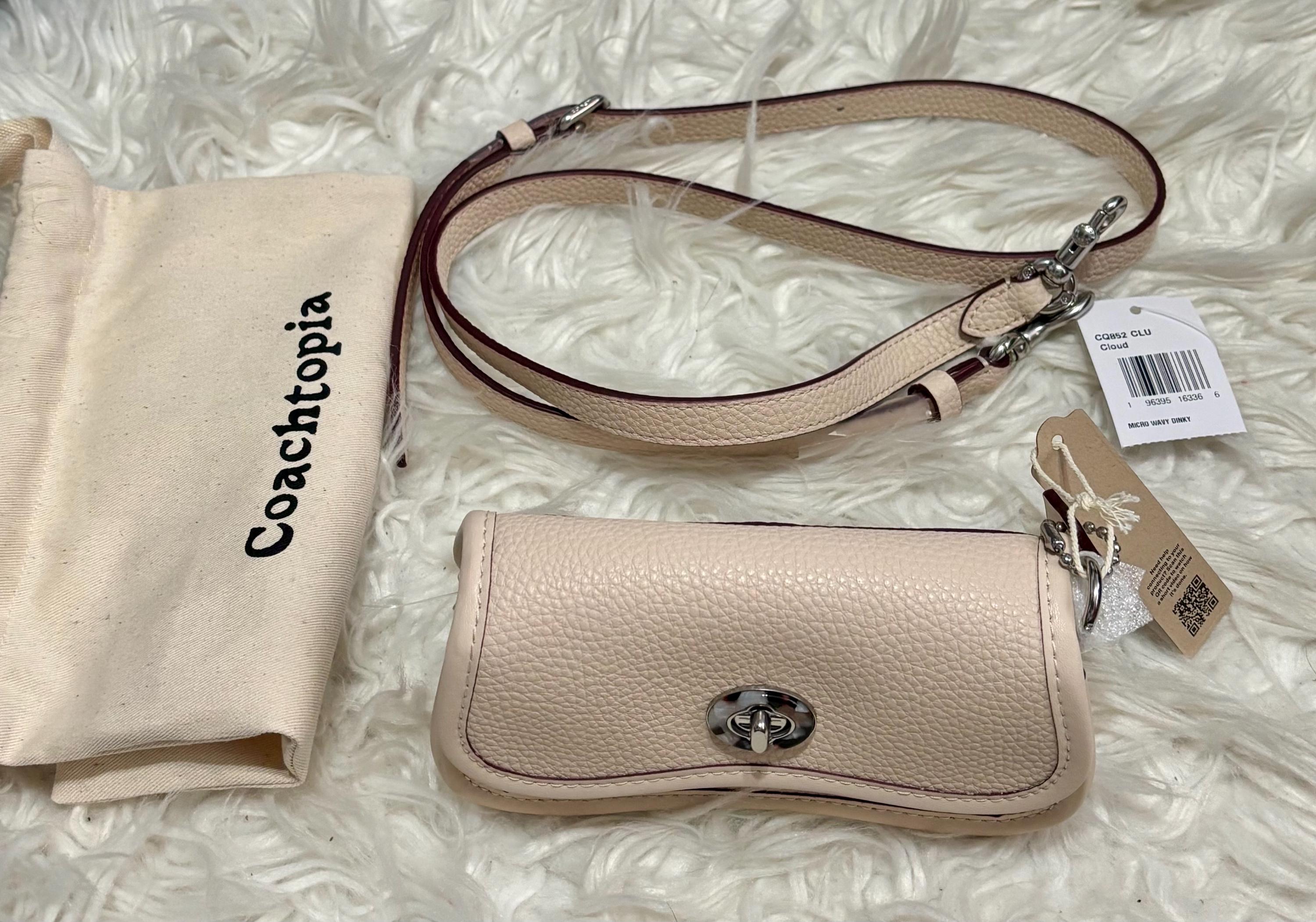 Brand New - Coach - Coachtopia - Micro Wavy Dinky Crossbody 