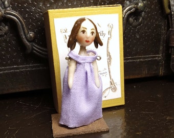 Two Inch Doll with Sausage Curls - Customized,  Choice of Colors!