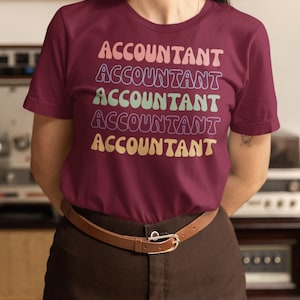 Accountant T-Shirt: Unisex Jersey Short Sleeve Tee