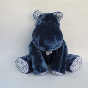 Soft Handmade plush Hippo