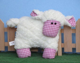 Oveja de peluche súper suave hecha a mano