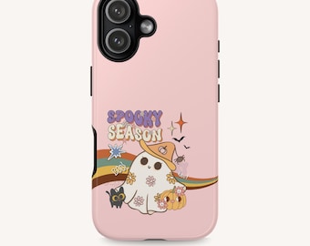 Funda para teléfono con fantasmas de la temporada espeluznante, funda para iPhone de Halloween