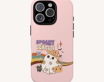 Funda para teléfono con fantasmas de la temporada espeluznante, funda para iPhone de Halloween