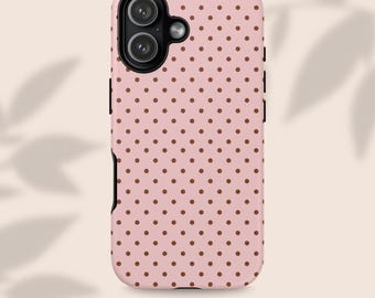 Pink Polka Dot Phone Case