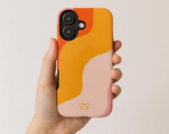 Personalized Abstract Initial iPhone Case | Custom Name Phone Case