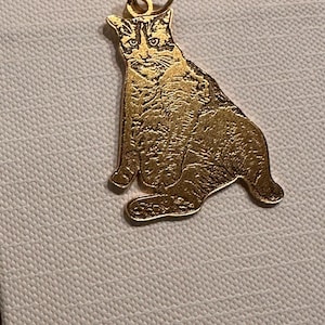 Personalized Engraved Pet Keychain,Custom Pet Charm Handmade