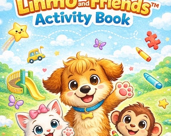 Linmo and Friends™ Kids & Toddler Activity Book Printable – | Fun Learning Worksheets
