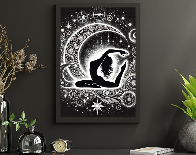 Mystical Harmony in Motion | Ethereal Printable Wall Art | Digital Download  | Hempy Natural