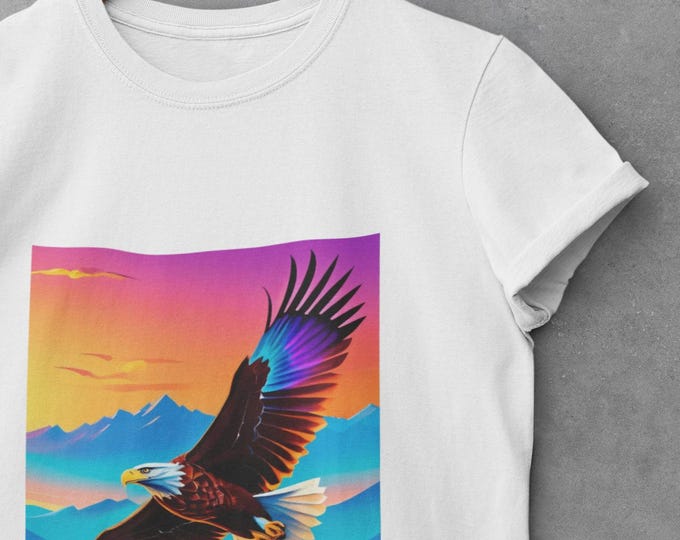 Majestic Eagle Graphic Tee, Nature Lover Gift, Adventure T-Shirt, Travel Apparel, Outdoor Enthusiast Shirt