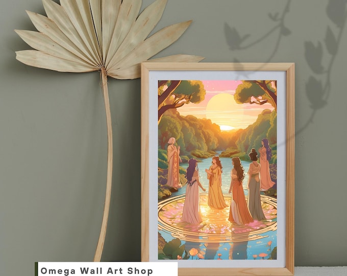 Illuminated by Faith and Grace | Spiritual Printable Wall Art | Digital Download | Hempy Natural