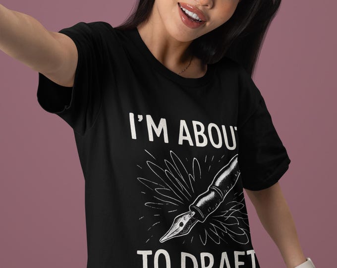 Draft Chaos Unisex Tee: Creative Writer/Artist Graphic Shirt