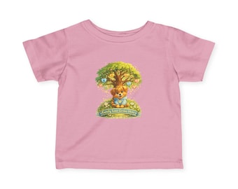 Waldhase unter Baum-Säuglings-T-Stück | Süßes Kinderzimmer Tier Shirt