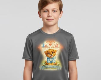 Kinder Leistung T-Shirt Athletisch Passform Feuchtigkeitstransport Sport T-Shirt