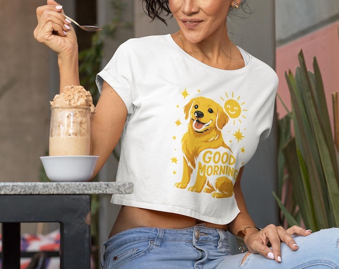 Good Morning Dog Unisex T-Shirt, Cute Pet Tee, Dog Lover Gift, Morning Vibes Shirt, Casual Wear, Everyday Top