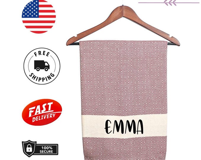 Hempy Natural | Customize Turkish Towel - Striped 100% Cotton Beach Hand Towels