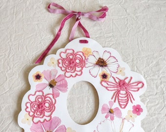 Dried Flower Wreath - Embroidery Kit - Home decor