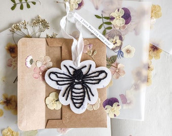 Bumble Bee Card Embroidery Kit