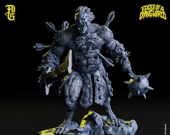 THE MODS 35周年 brokkerフィギュアセット ver2 Berserker / Faces of A Dying World - Mörk Borg / Flesh of Gods