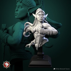 Goblin Thief Bust by White Werewolf Tavern Tabletop D&D Fantasy Resin Printed
