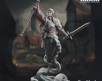 32/75mm Mage of Grimhelm by DM Stash Tabletop D&D Fantasy Resin Printed