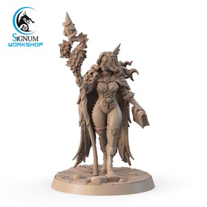 32mm Jenna the Ambitious Sorcerer by Signum Workshop Tabletop D&D Fantasy Resin Printed