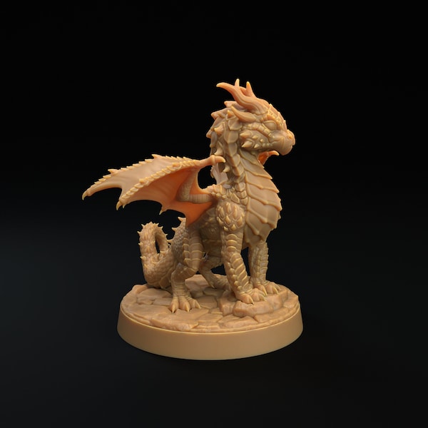 32mm Baby Dragon Wyrmling by Dragon Trapper Lodge Choose Your Figure Tabletop D&D Fantasy Resin Printed