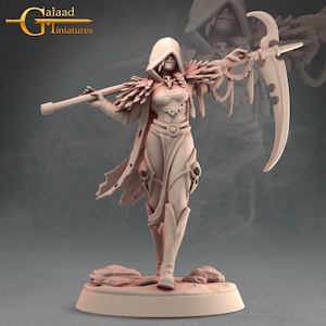 32mm Female Reaper Miniature by Galaad Tabletop D&D Fantasy Resin Printed