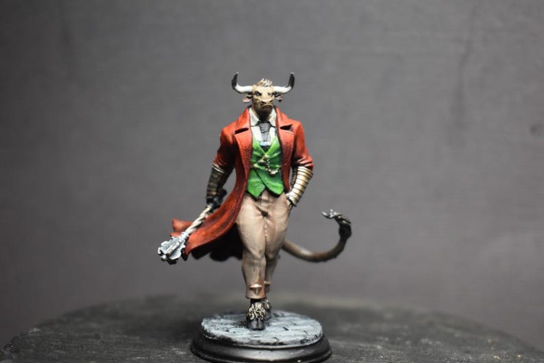 Minotaure 32/75 mm Mob Boss by DM Stash de table D&D Fantasy imprimé en résine image 4