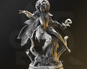 32/75mm Elenil Forest Fairy by DM Stash Tabletop D&D Fantasy Creature Mob Resin Printed