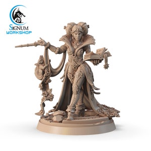 32mm Lady Fay the Summer Sorcerer by Signum Workshop Tabletop D&D Fantasy Resin Printed